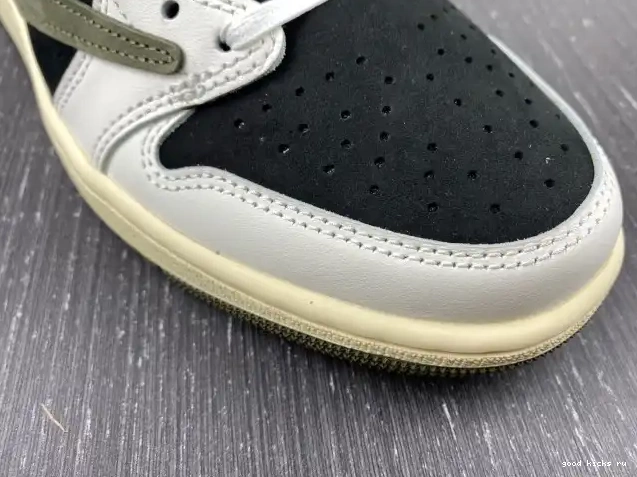 Scott Air Jordan Olive Low Travis 1 WMNS OG x DZ4137-106 0624